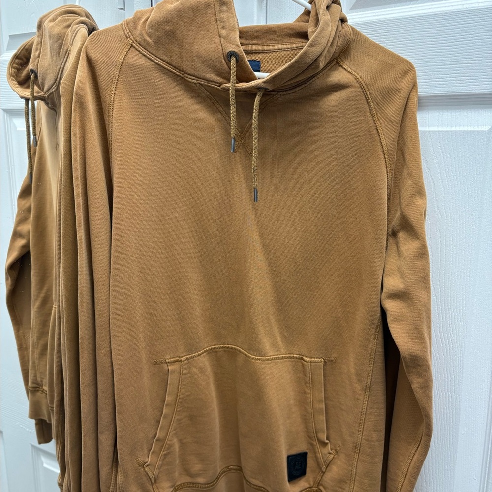 American Eagle Tan Hoodie with Front Pocket